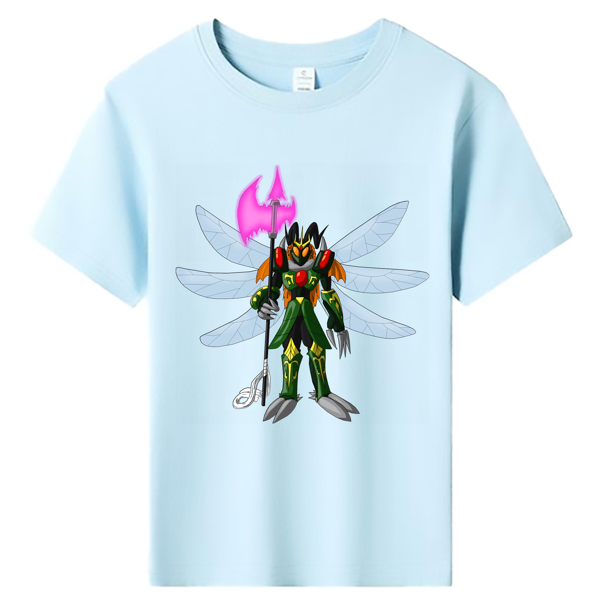 （画像用） Digimon デジタルモンスター/デジモン 綿100％キッズTシャツ（フロントプリント）